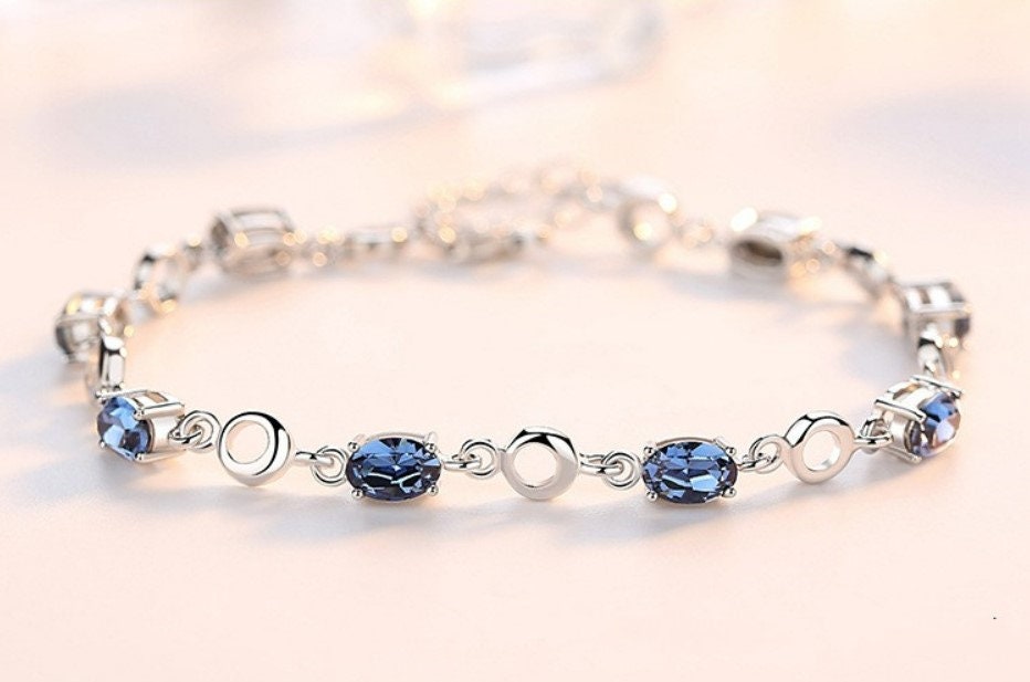 Light Blue Topaz Bracelet