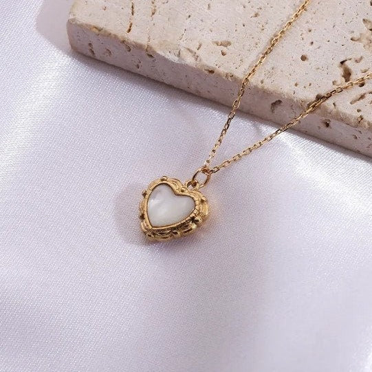 Vintage Heart Necklace