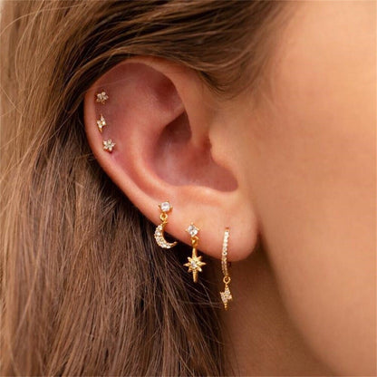 6-Piece Celestial Earrings Set