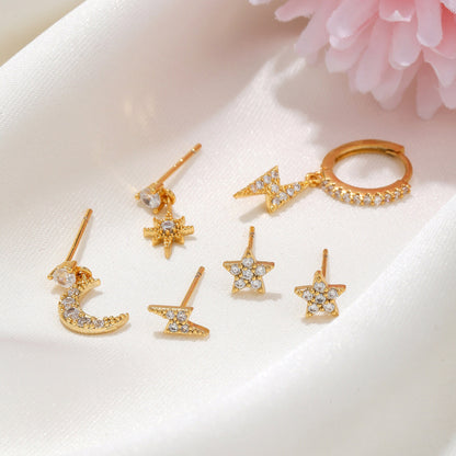 6-Piece Celestial Earrings Set