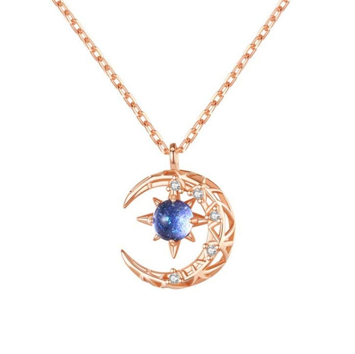 Night Court Moon and Star Necklace