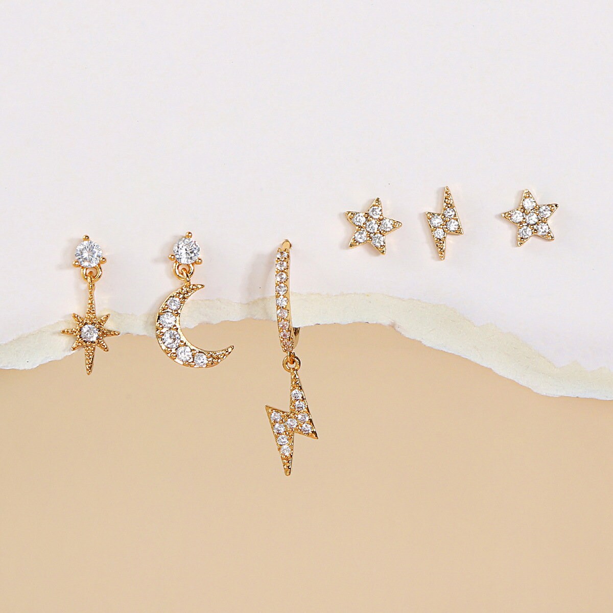 6-Piece Celestial Earrings Set