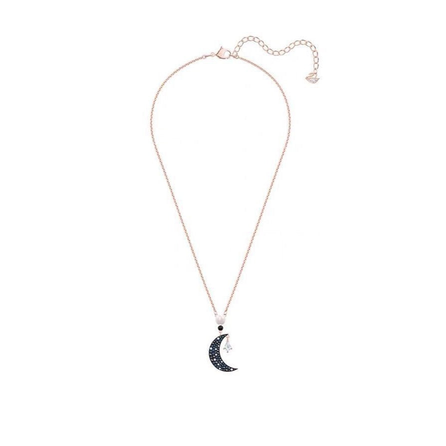 Night Court Moon Pendant Necklace