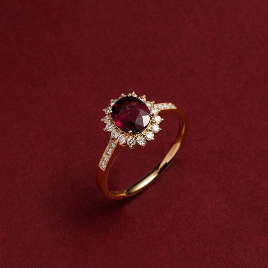 Ruby Red Gemstone Ring